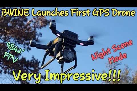 BWINE F7 GB2 GPS Drone Complete Unboxing, Setup and Test Flight Review #bwine #drones #fly #fun