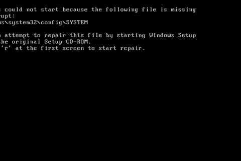 Windows System Configuration System Restore