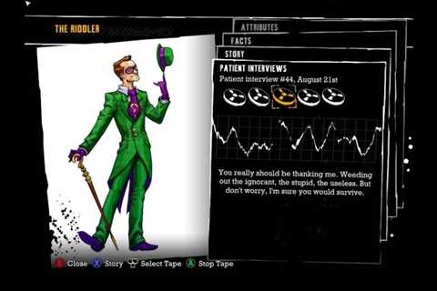 Arkham Asylum Character Bio Troubleshooting Tips