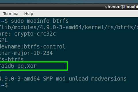 Modprobe Kernel Module Bug Fix