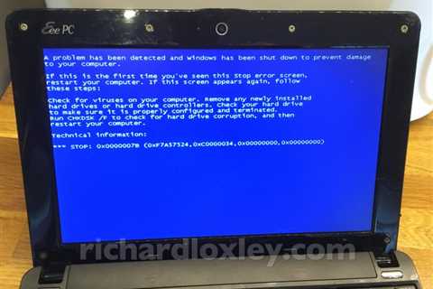 How To Fix Reinstall Windows XP Eee PC 1000he