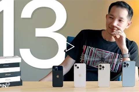 [spin9] รีวิว iPhone 13 จัดเต็มทุกรุ่น – เหมาะกับใคร ใครควรอัพเกรด?