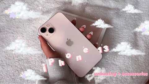 iPhone 13 Pink ??  + accessories unboxing