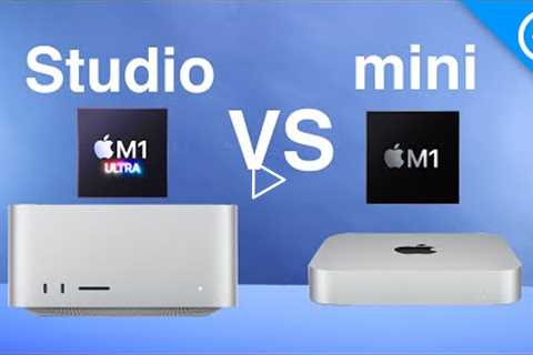 NEW Mac Studio vs M1 Mac mini - Don't make the wrong choice!