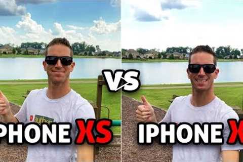 iPhone XS vs iPhone X: CAMERA TEST! (4K)