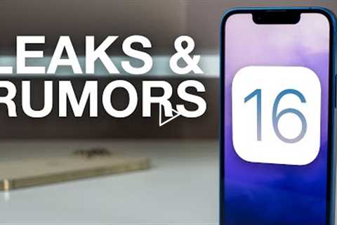 iOS 16 leaks, rumors, & expected features!