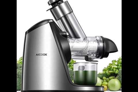 Gradual Masticating Juicer, 3 Massive Feed Chute, Stainless Metal, Straightforward to Clear,..