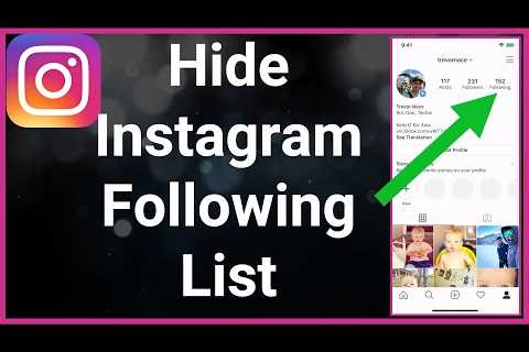 How can I hide my following list on Instagram from followers? - HowtooDude