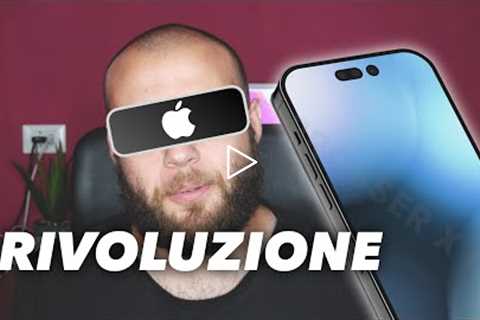 ECCO gli APPLE GLASS con iPhone 14 PRO !