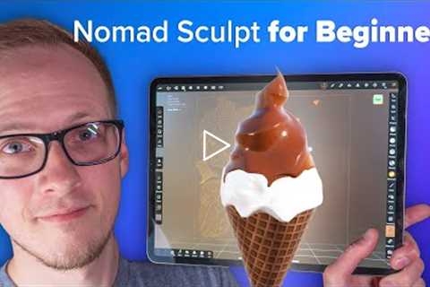 3D modelling on iPad with Nomad Sculpt