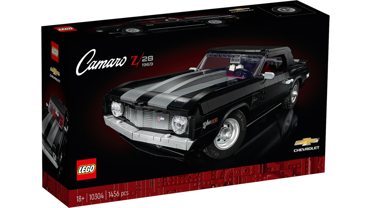 LEGO's 1969 Chevy Camaro Z/28 Kit Is Plastic Pony Car Perfection