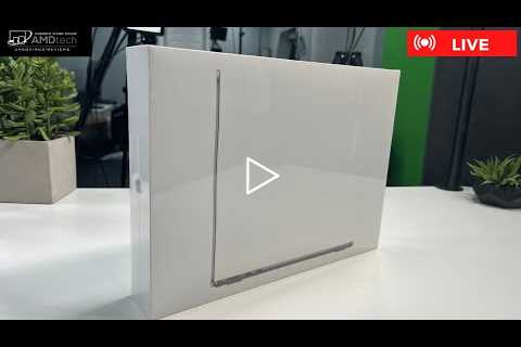 Apple MacBook Air M2 (2022): Live Unboxing