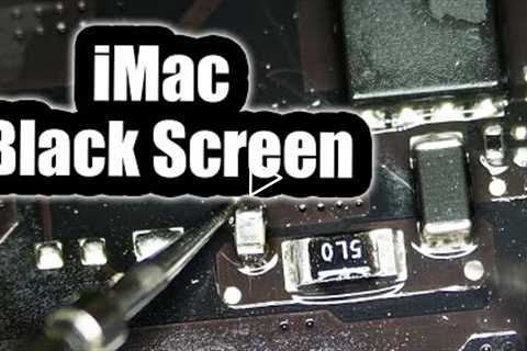 iMac motherboard repair - No display No backlight