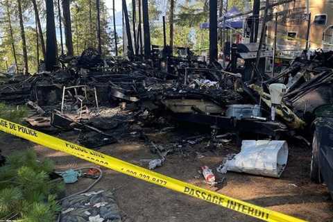 Propane fire destroys 3 RVs at Mabel Lake campground, 1 occupant did not survive – Vernon News