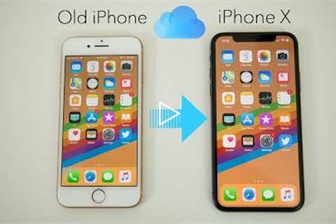 How to Backup Old iPhone & Restore to iPhone X (Setup Process)