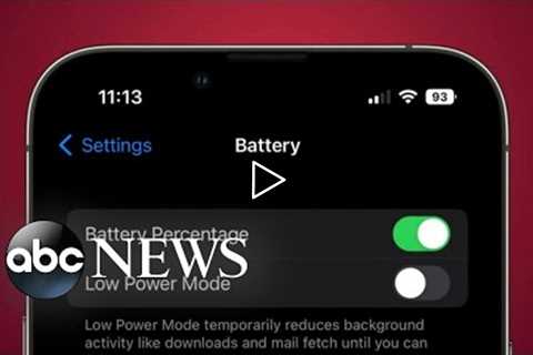 Apple returns battery percentage indicator in new IOS update