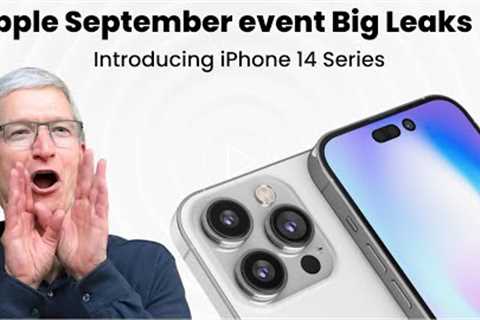 Apple iPhone 14 Event ⚡️ New Big Leaks are here 🔥