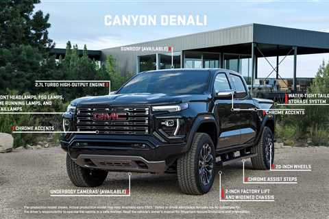 2023 GMC Canyon Debuts With Rugged AT4X Trim, Advanced Safety Features, Underbody Cameras & More