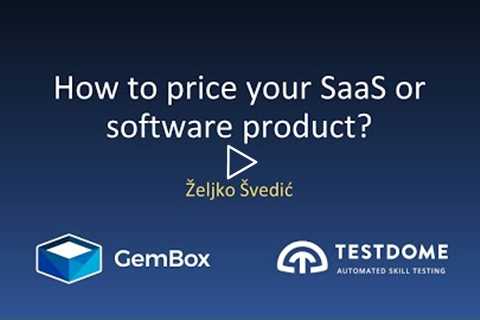 How to price your SaaS or software product?