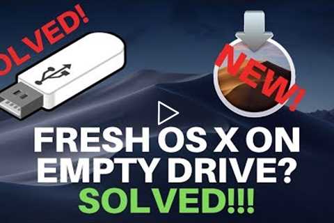 How to Install OS X or macOS onto a new blank Hard Drive (Fresh Installation)