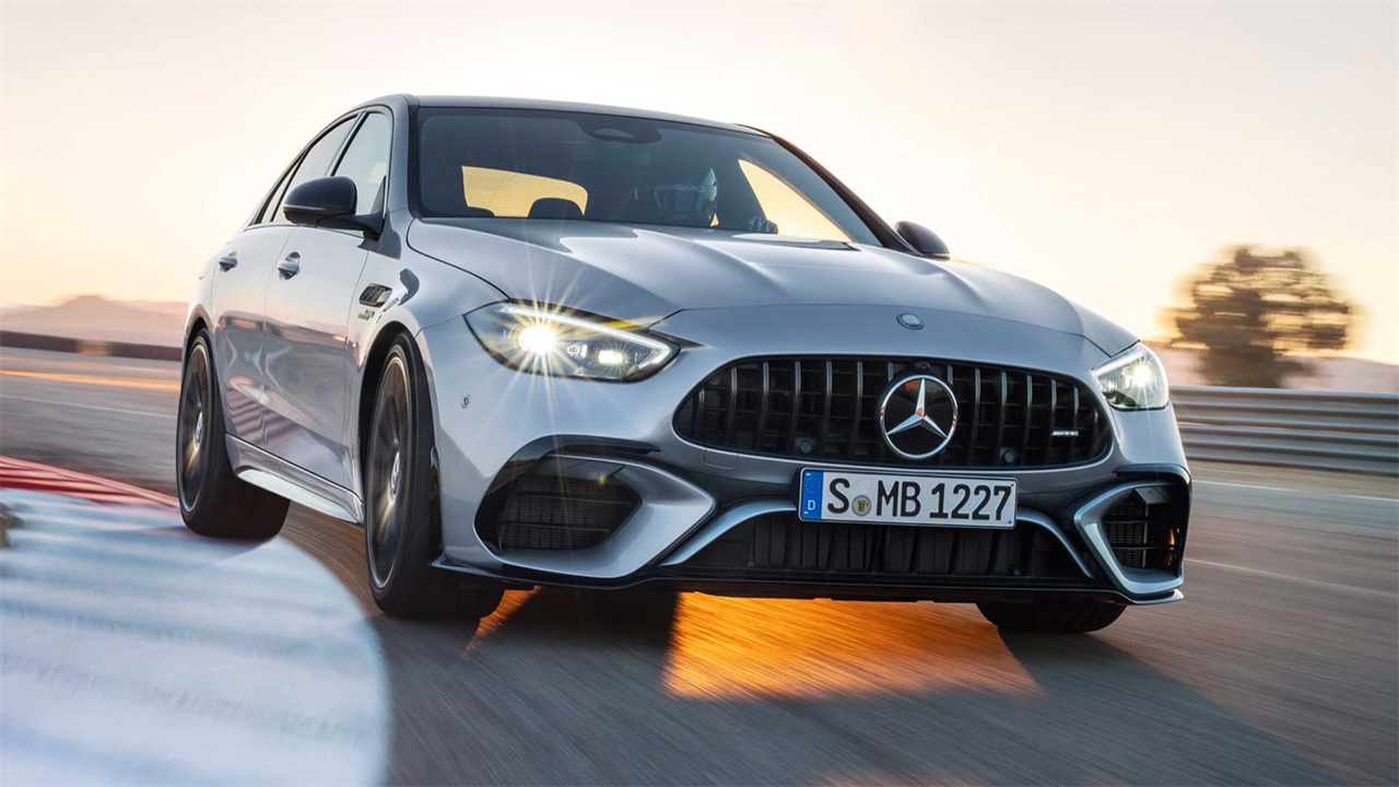 2024 Mercedes-AMG C63 S E Performance Gets Half As Much Engine, Way More Power