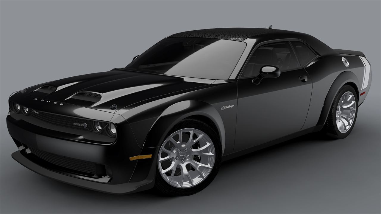 Last Call Dodge Challenger Black Ghost Summons Detroit Legend's Mysterious Spirit