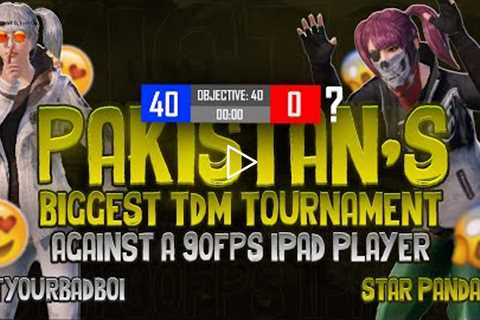 Pakistan Biggest TDM Tournament 🇵🇰🔥 Top 8 Round Against A IPad 90Fps Player😳 | notYOURBADBOI |