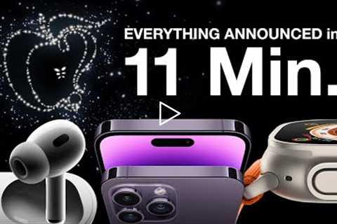 Apple iPhone 14 Event: Everything Announced in 11 Minutes!