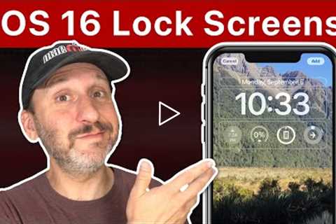 Customizing Your iPhone Lock Screen In iOS 16