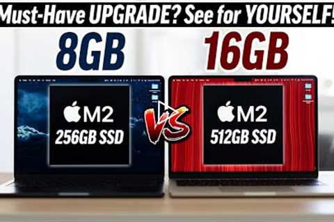 M2 MacBook Air 8GB vs 16GB RAM - How BAD is base model?