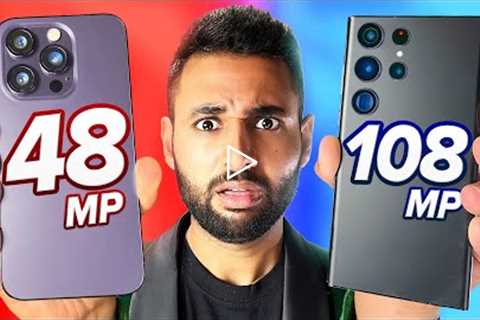 iPhone 14 Pro Max vs Samsung S22 Ultra CAMERA TEST!