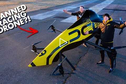 First Manned Aerobatic RACING Drone - Will it FLIP? 😲