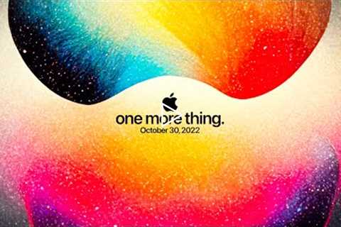 Apple's October 2022 Event