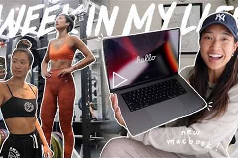 WEEK IN MY LIFE | Train with Me, MacBook Pro Unboxing, & Getting Back Into Routine!