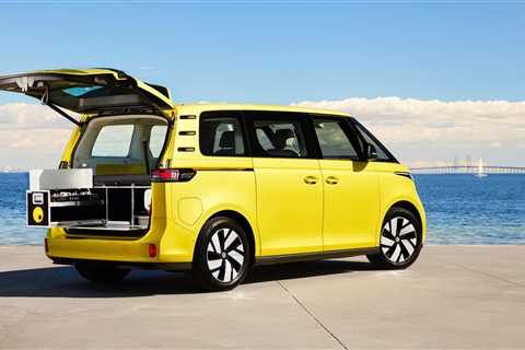 Volkswagen's New ID Buzz EV Van Already Has a Slide-In Camper Unit
