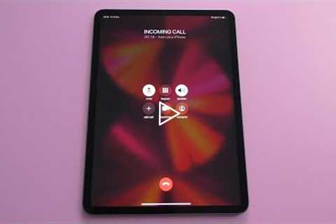 Apple iPad Pro 11 (2021) Incoming Call