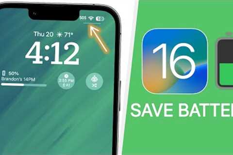 iOS 16 - 35+ Tips to Improve Battery Life!