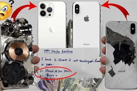 Restore Destroyed iPhone 13 Pro Max With iPhone X Cracked Full