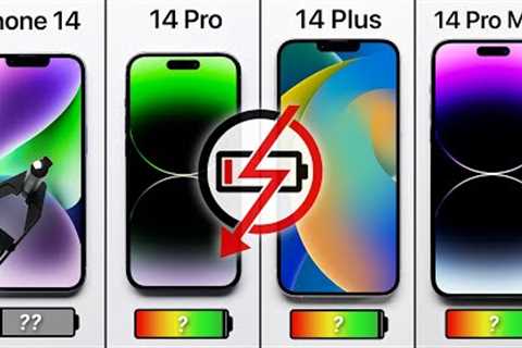 iPhone 14 vs. 14 Pro vs. 14 Plus vs. 14 Pro Max Battery Test