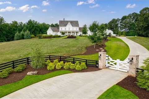 $5,994,900! Sophisticated estate in Canton Georgia offers the ultimate luxury farmhouse experience