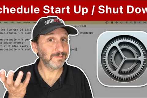 How To Schedule Start Up, Shut Down or Restart In macOS Ventura