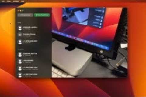 Ventura Continuity Camera on Mac Mini M1 to Use iPhone as a Wired or Wireless Webcam