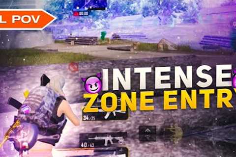 IGL POV | AGGRESSIVE ZONE ENTRY 🏆😱 | BGMI COMPETITIVE GAMEPLAY | IPHONE 11