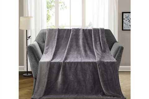 500 Sequence Micro Textured Outsized Throw Grey for $70