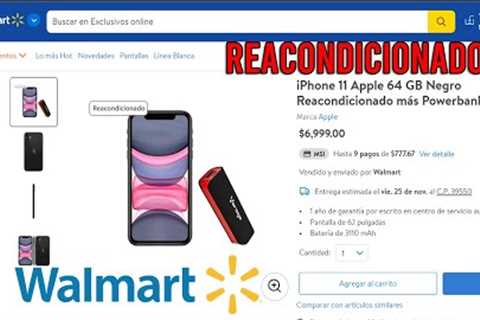 Compre Un Iphone 11 Reacondicionado Por Walmart - El Buen Fin 2022 ❌