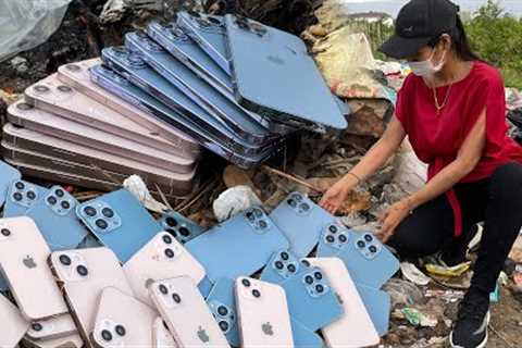 It''''s a lot of iPhone 13 & iPhone 13 Pro Max in the Landfill near the city