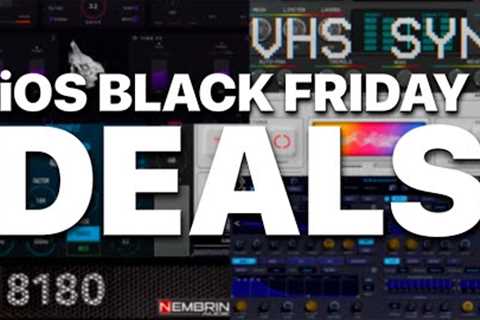 The BEST Black Friday iOS Music Production Deals