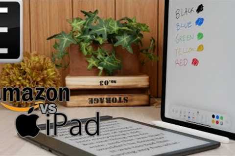 Amazon Kindle Scribe vs iPad Air 2022 Note Taking