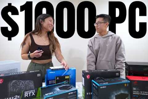 $1000 PC Building Race with Peachietech -  Small Form Factor PC Build & Giveaway