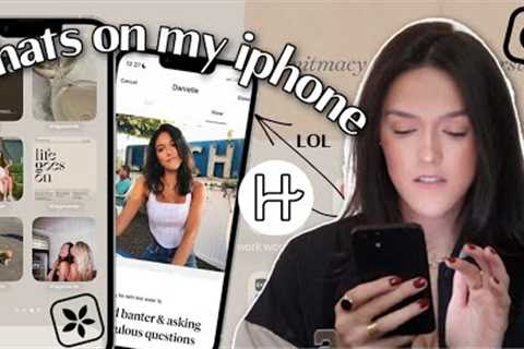 whats on my iphone 13 *iOS 16* || how I edit my tiktoks + instagram photos